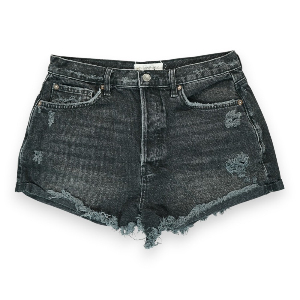 Free People We The Free Thirty Shorts Black Women's ~ Waist: 30"